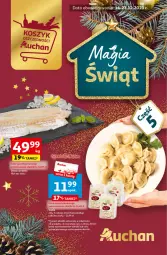 Gazetka promocyjna Auchan - Gazetka Magia Świąt Część 5 Hipermarket Auchan - Gazetka - ważna od 23.12 do 23.12.2023 - strona 1 - produkty: Dorsz