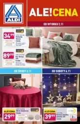 Gazetka promocyjna Aldi - Katalog Moda i Dom - Gazetka - ważna od 06.11 do 06.11.2021 - strona 1 - produkty: Koc, Obrus, Poduszka