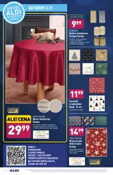 Gazetka promocyjna Aldi - Katalog Moda i Dom - Gazetka - ważna od 06.11 do 06.11.2021 - strona 10 - produkty: Ser, Wycieraczka, Serwetki, Obrus
