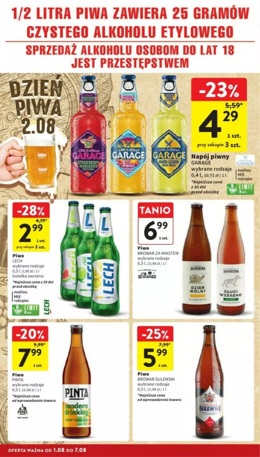 Gazetka promocyjna Intermarche - ważna 05.08 do 07.08.2024 - strona 27 - produkty: Napój, Piwo