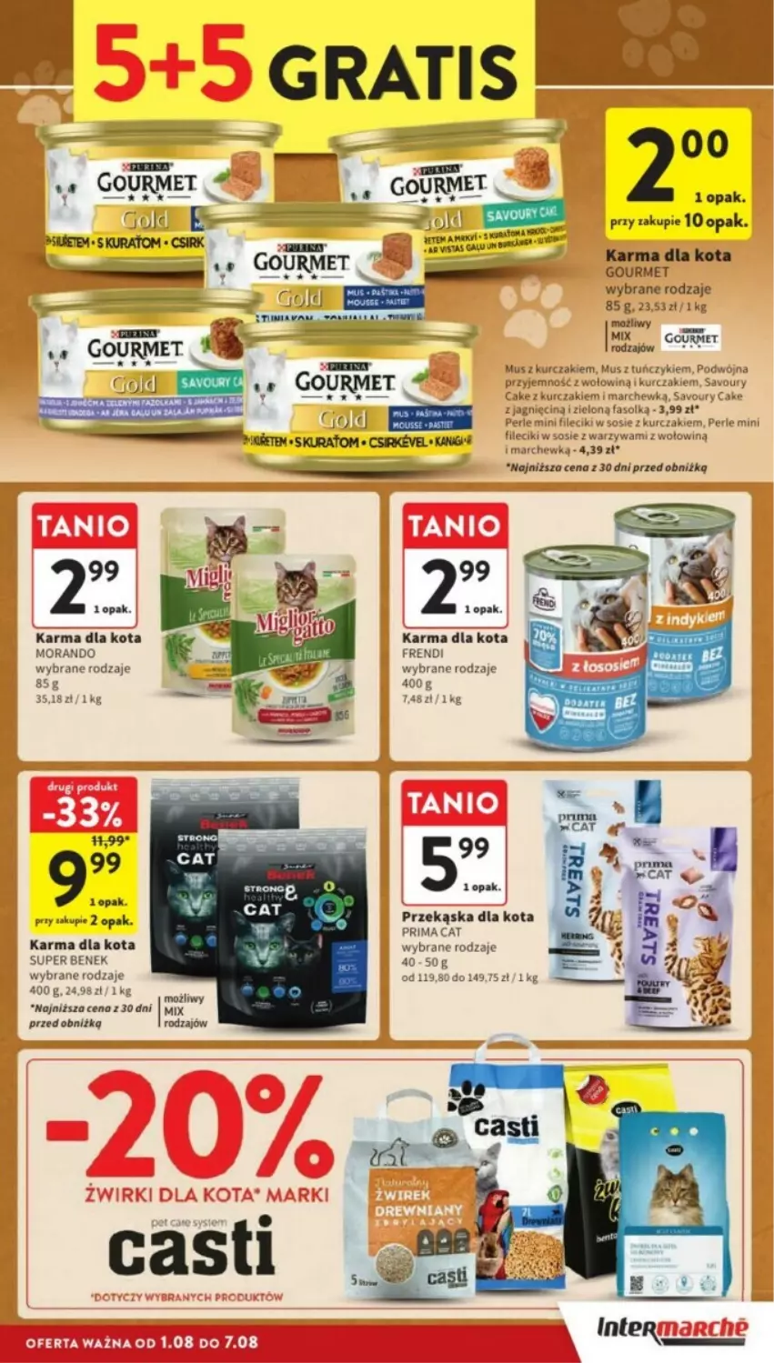 Gazetka promocyjna Intermarche - ważna 05.08 do 07.08.2024 - strona 30 - produkty: Fa, Kurczak, Mus, Por, Prima, Sos, Super Benek, Tuńczyk, Warzywa