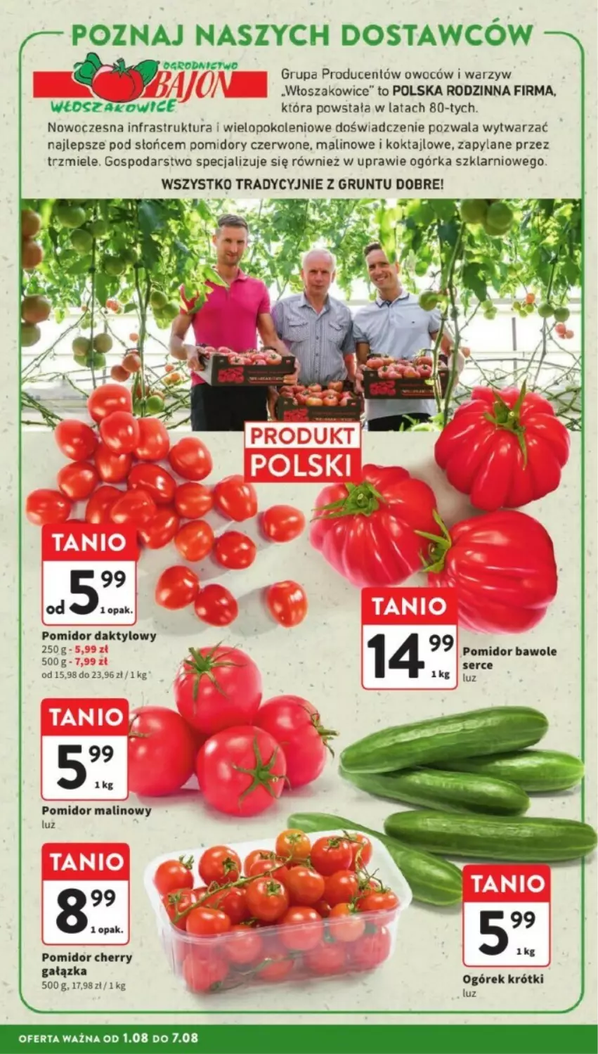 Gazetka promocyjna Intermarche - ważna 05.08 do 07.08.2024 - strona 5 - produkty: Grunt, Pomidory, Ser, Z gruntu dobre