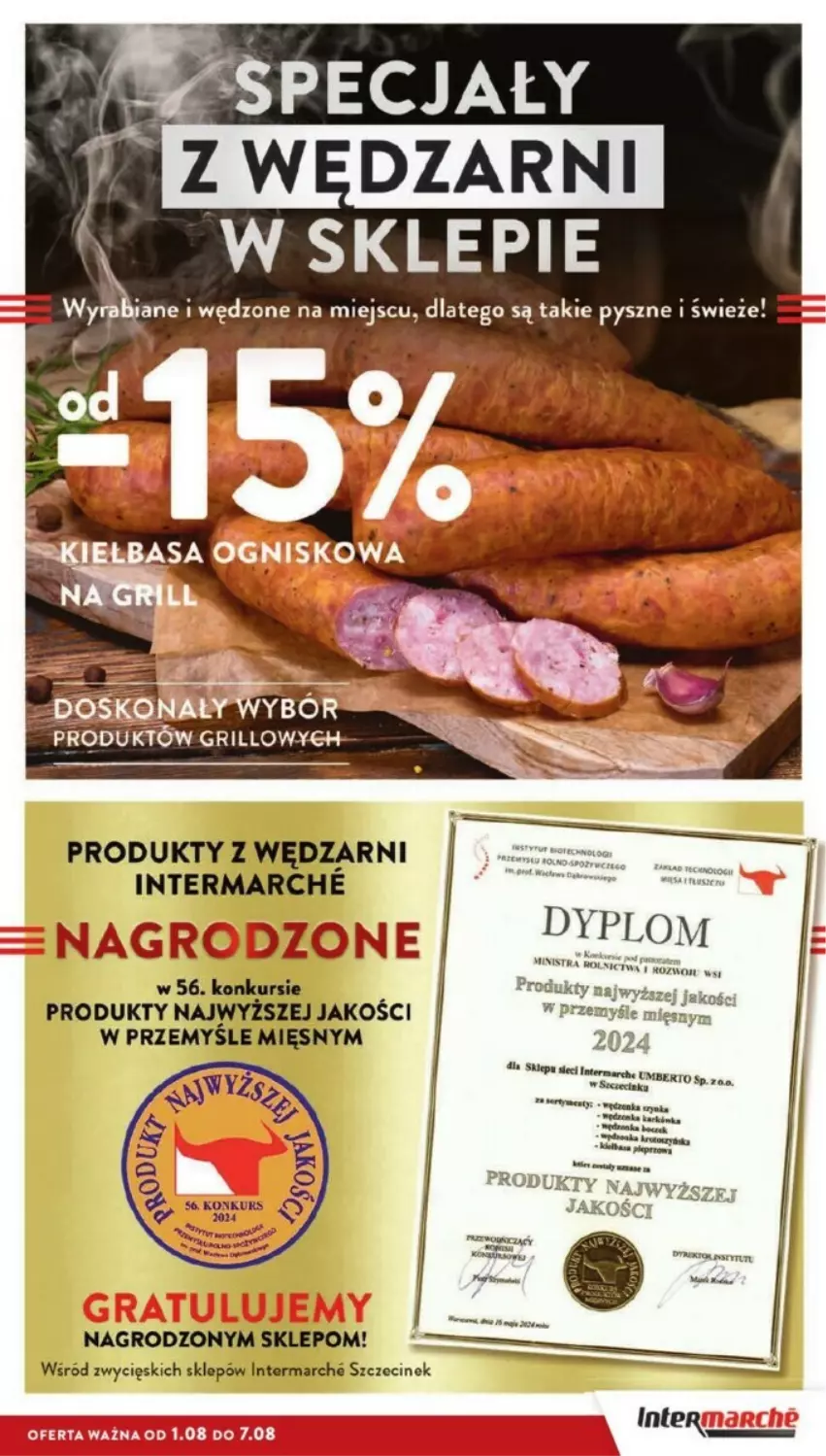 Gazetka promocyjna Intermarche - ważna 05.08 do 07.08.2024 - strona 6 - produkty: Boczek, Fa, Grill, Ser