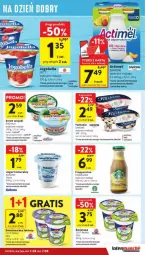 Gazetka promocyjna Intermarche - Gazetka - ważna od 07.08 do 07.08.2024 - strona 17 - produkty: Serek wiejski, Jogurt naturalny, Ser, Gra, Danone, Piątnica, Zott, Bell, Jogurt, Actimel, Serek, Bakoma, Zott Primo, Fanta, Bella, Jogobella, Fa