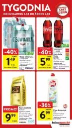 Gazetka promocyjna Intermarche - Gazetka - ważna od 07.08 do 07.08.2024 - strona 39 - produkty: Pur, Kawa mielona, Kawa, Coca-Cola, Fanta, Woda mineralna, Mocca Fix Gold, Woseba, Woda, Sprite, Cisowianka, Fa