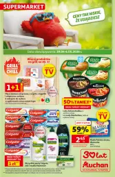 Gazetka promocyjna Auchan - 30 Lat Supermarket - Gazetka - ważna od 06.05 do 06.05.2026 - strona 1 - produkty: Mięso mielone, Sos, Palmolive, Mlekovita, Lody, Zielona Budka, Colgate, Masło, Mięso, Mleko, LG