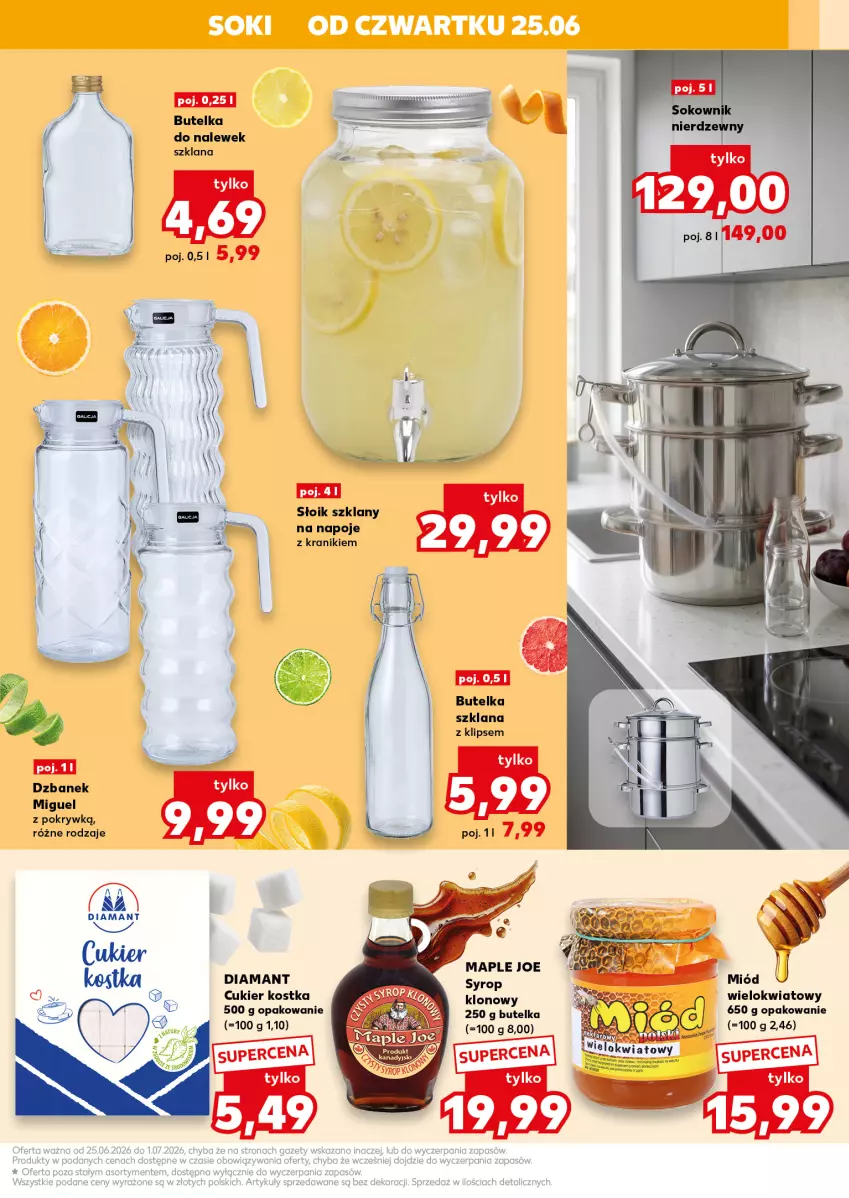 Gazetka promocyjna Kaufland - Kaufland - ważna 25.06 do 01.07.2026 - strona 21 - produkty: Cukier, Diamant, Dzbanek, LANA, Miód, Napoje