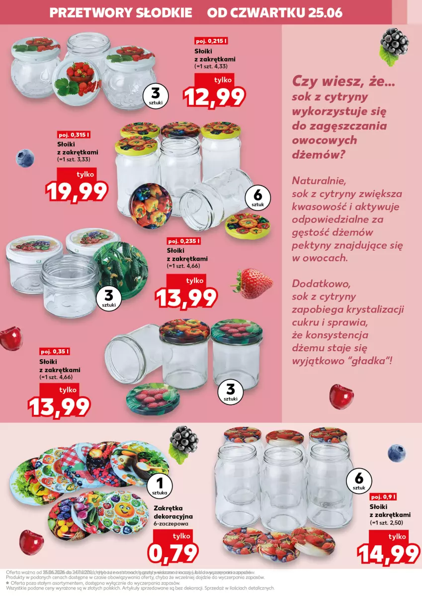 Gazetka promocyjna Kaufland - Kaufland - ważna 25.06 do 01.07.2026 - strona 3 - produkty: Cytryny, Dżem, Sok
