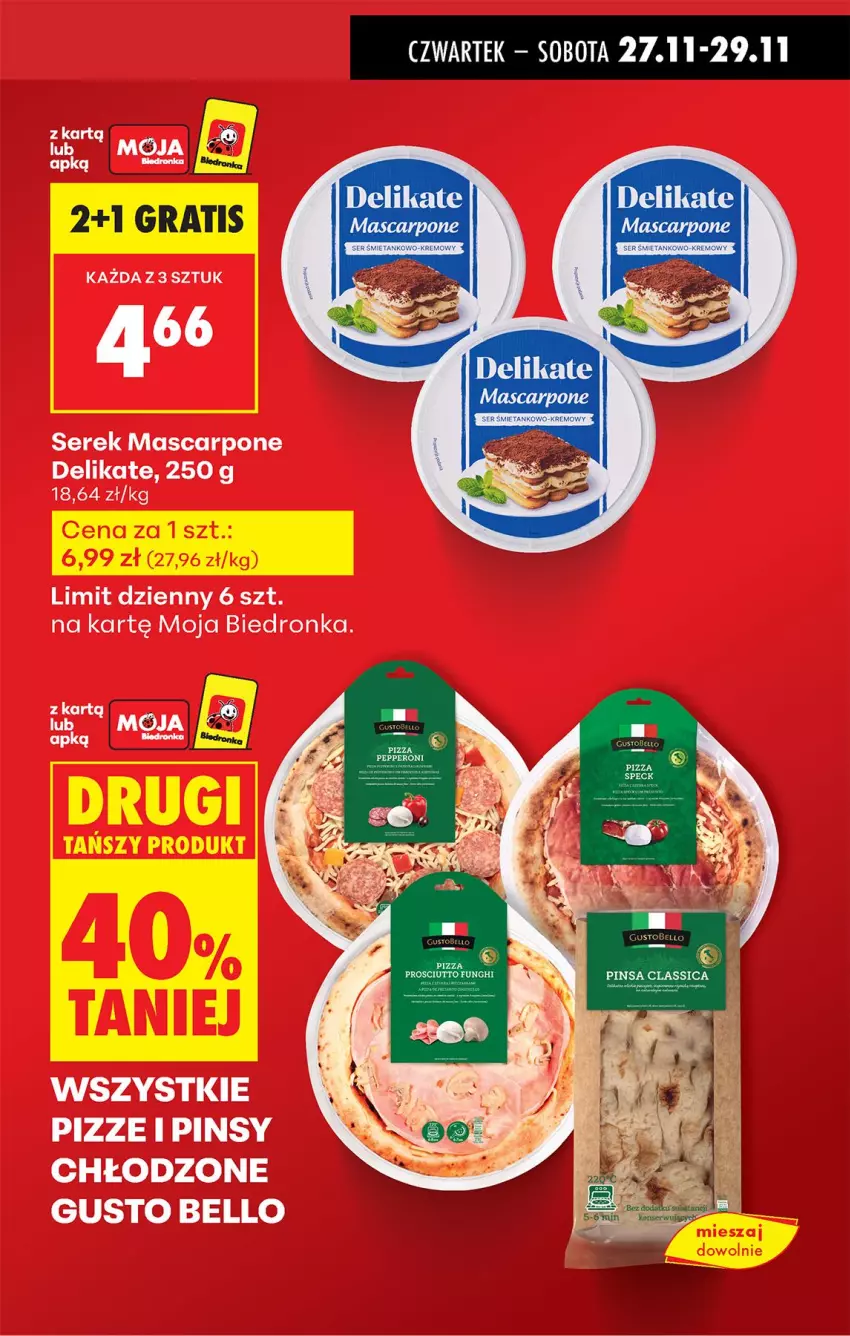Gazetka promocyjna Biedronka - Od Czwartku - ważna 27.11 do 03.12.2025 - strona 13 - produkty: Bell, Gra, Mascarpone, Ser, Serek