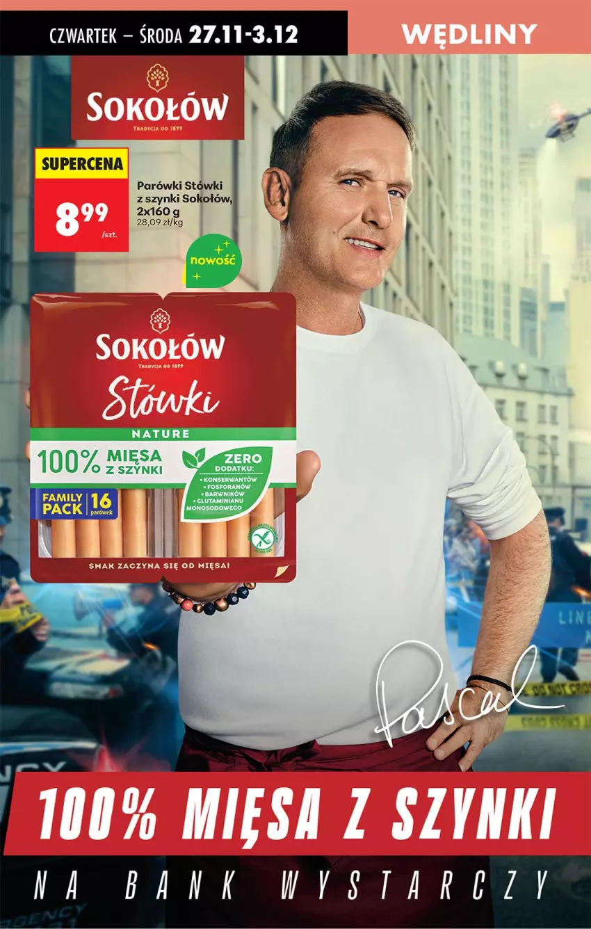 Gazetka promocyjna Biedronka - Od Czwartku - ważna 27.11 do 03.12.2025 - strona 56 - produkty: Fa, Parówki, Ser, Sok, Sokołów