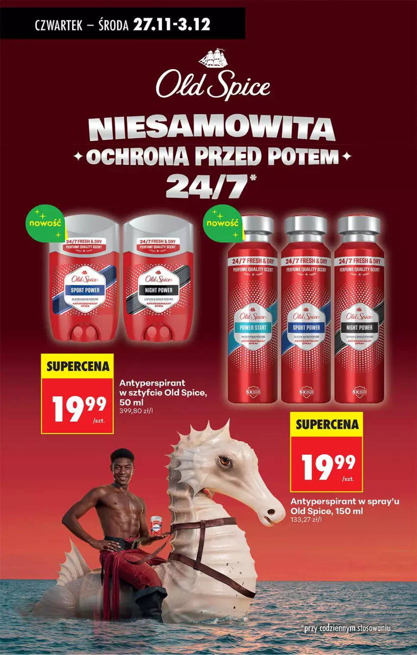 Gazetka promocyjna Biedronka - Od Czwartku - ważna 27.11 do 03.12.2025 - strona 78 - produkty: Antyperspirant, Fa, Old Spice, Perfum