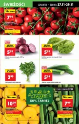 Gazetka promocyjna Biedronka - Od Czwartku - Gazetka - ważna od 03.12 do 03.12.2025 - strona 21 - produkty: Cebula czerwona, Cebula, Ogórek, Sałat, Natka pietruszki, HP, Fa