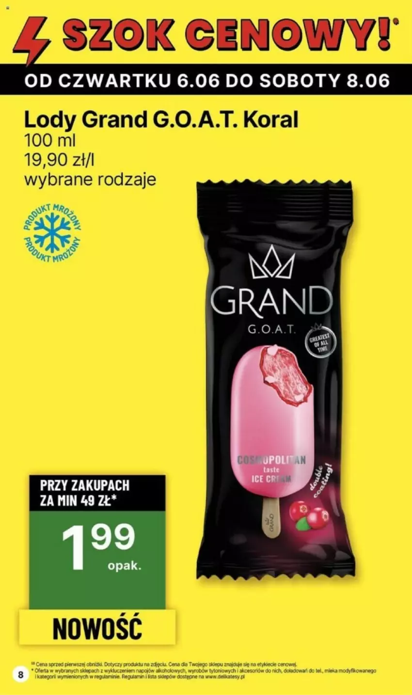 Gazetka promocyjna Delikatesy Centrum - ważna 06.06 do 12.06.2024 - strona 35 - produkty: Gra, Lody