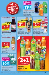Gazetka promocyjna Auchan - Pewność niskich cen Hipermarket - Gazetka - ważna od 06.08 do 06.08.2025 - strona 27 - produkty: Sok, Por, Pepsi max, Ice tea, Mirinda, Napoje, Pepsi, Napój gazowany, Tymbark, Oshee, Napój niegazowany, Woda, Napój