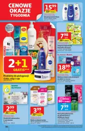Gazetka promocyjna Auchan - Pewność niskich cen Hipermarket - Gazetka - ważna od 06.08 do 06.08.2025 - strona 34 - produkty: Mydło w płynie, Naturell, Top, Gra, Wilkinson Sword, Chusteczki, Podpaski, Bielizna, Mydło, Luksja, Nivea, Naturella, Mleko