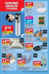 Gazetka promocyjna Auchan - Pewność niskich cen Hipermarket - Gazetka - ważna od 06.08 do 06.08.2025 - strona 38 - produkty: Dywanik łazienkowy, Dywanik, Pościel, Szczotka, Kosz, Salaterka, Poszewka, Deska do krojenia, LANA, Wózek, Mydelniczka, Kubek, Komplet pościeli, Dozownik, Grill, Dywan, Fa