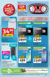 Gazetka promocyjna Auchan - Pewność niskich cen Hipermarket - Gazetka - ważna od 06.08 do 06.08.2025 - strona 41 - produkty: LED TV, Por, Gra, Amol, Słuchawki, Głośnik, Mikrofon, Słuchawki bezprzewodowe, Silan, Bateria, Samsung, Gala, Manta, Smartfon, Akumulator, LG