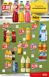 Gazetka promocyjna Topaz - Gazetka - Gazetka - ważna od 20.10 do 20.10.2021 - strona 15 - produkty: Top, Sok, Pepsi, Napój, Nektar, Hortex