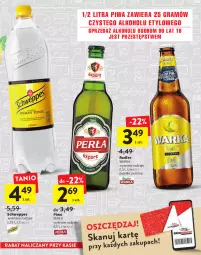 Gazetka promocyjna Intermarche - Promocje - Gazetka - ważna od 29.06 do 29.06.2022 - strona 13 - produkty: Piwa, Piwo, Gra, Warka, Perła, Schweppes, Radler