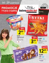 Gazetka promocyjna Intermarche - Promocje - Gazetka - ważna od 29.06 do 29.06.2022 - strona 14 - produkty: Mus, Zott, Bell, Lody, Bella, Frytki, Jogobella, Milka