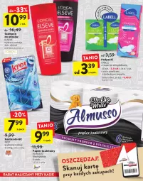 Gazetka promocyjna Intermarche - Promocje - Gazetka - ważna od 29.06 do 29.06.2022 - strona 5 - produkty: Elseve, Mus, Papier, Bell, Kret, Papier toaletowy, Lack, Kostka do wc, Szampon, Podpaski