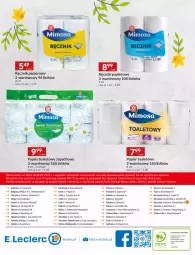 Gazetka promocyjna E Leclerc - Gazetka - ważna od 08.04 do 08.04.2023 - strona 32 - produkty: Top, Sos, Por, Papier, Szal, Kosz, Papier toaletowy, Ręcznik, Sport, Stock, Mimosa, Olej