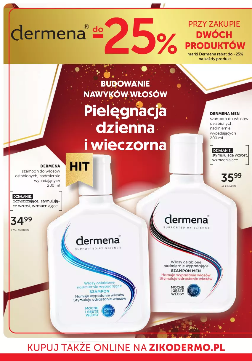 Gazetka promocyjna Ziko - Gazetka Ziko Dermo - ważna 04.09 do 16.09.2025 - strona 28 - produkty: Dermena, Szampon