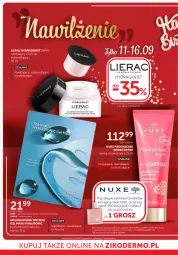 Gazetka promocyjna Ziko - Gazetka Ziko Dermo - Gazetka - ważna od 16.09 do 16.09.2025 - strona 14 - produkty: Ser, Gin, Lierac, Maska do twarzy, Holika Holika, Nuxe, Flora, Maska, Olej