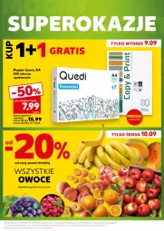 Gazetka promocyjna Kaufland - Mocny Start - Gazetka - ważna od 10.09 do 10.09.2025 - strona 5 - produkty: Ser, Papier, Owoce, Waga