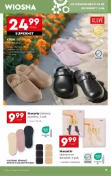 Gazetka promocyjna Biedronka - Okazje Tygodnia - Gazetka - ważna od 05.04 do 05.04.2025 - strona 17 - produkty: Klapki, Karp, Skarpetki, Baleriny, Fa