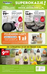 Gazetka promocyjna Biedronka - Okazje Tygodnia - Gazetka - ważna od 05.04 do 05.04.2025 - strona 46 - produkty: Sok, Pojemnik, Uchwyty, Znicz, Patelnia