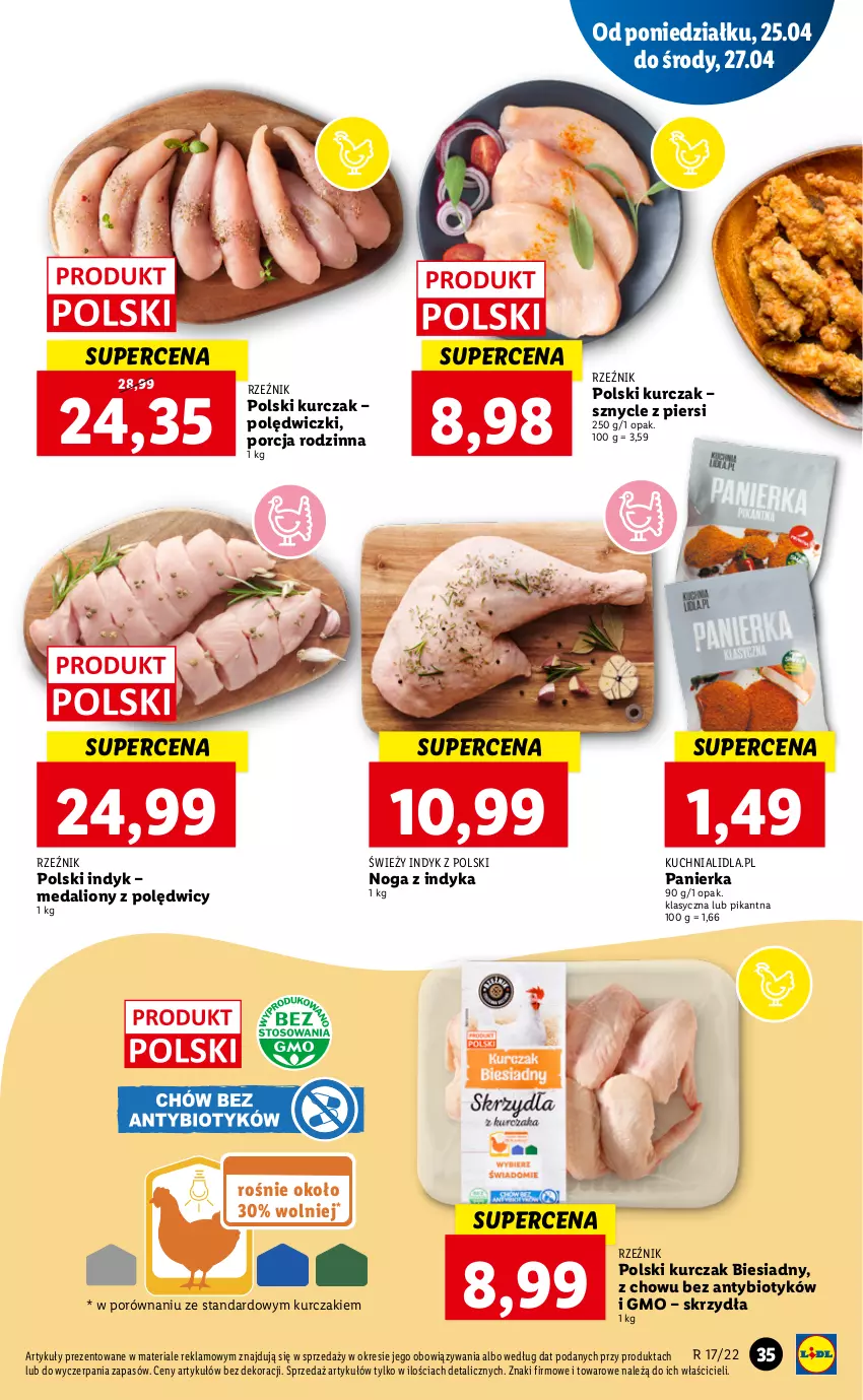 Gazetka promocyjna Lidl - GAZETKA - ważna 25.04 do 27.04.2022 - strona 35 - produkty: Kuchnia, Kurczak, Lion, Por
