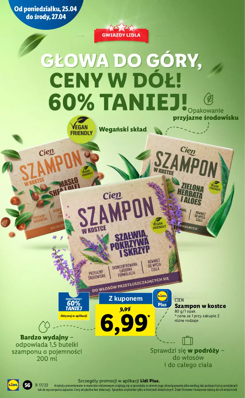 Gazetka promocyjna Lidl - GAZETKA - ważna 25.04 do 27.04.2022 - strona 56 - produkty: Szampon