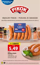 Gazetka promocyjna Lidl - GAZETKA - Gazetka - ważna od 27.04 do 27.04.2022 - strona 10 - produkty: Gra, PIKOK, Grill, Kiełbasa, Kiełbasa śląska