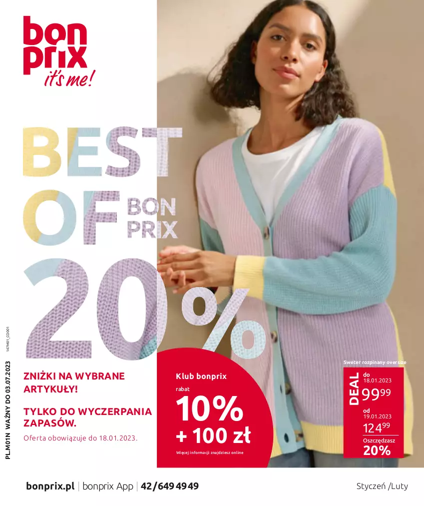 Gazetka promocyjna Bonprix - BEST OF BONPRIX - ważna 05.01 do 03.07.2023 - strona 1 - produkty: Sweter