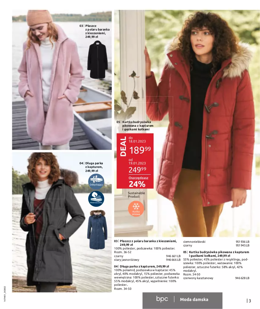 Gazetka promocyjna Bonprix - BEST OF BONPRIX - ważna 05.01 do 03.07.2023 - strona 5 - produkty: Kurtka, Moda, Parka, Płaszcz