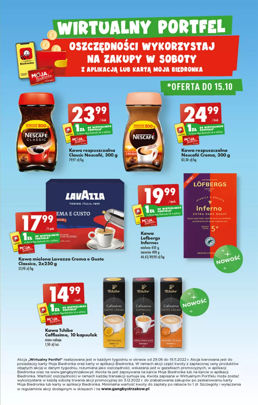 Gazetka promocyjna Biedronka - W tym tygodniu - ważna 13.10 do 19.10.2022 - strona 39 - produkty: Fa, Isana, Kawa, Kawa mielona, Kawa rozpuszczalna, Lavazza, Por, Rama, Tchibo, Tran