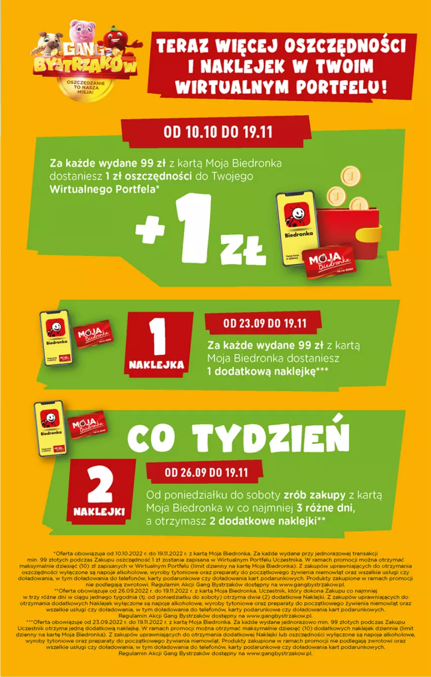 Gazetka promocyjna Biedronka - W tym tygodniu - ważna 13.10 do 19.10.2022 - strona 45 - produkty: Fa, Gra, Klej, Napoje, Por, Rama, Telefon, Tran