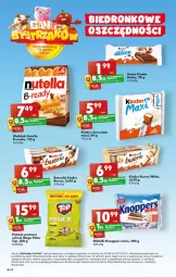 Gazetka promocyjna Biedronka - W tym tygodniu - Gazetka - ważna od 19.10 do 19.10.2022 - strona 40 - produkty: Pistacje, Nutella, Top, Por, Rama, Kinder Bueno, Wafelek, O nas, , Tonik, Baton, Knoppers, Kinder