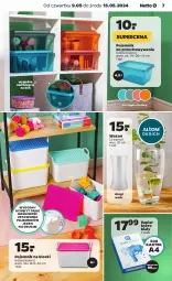 Gazetka promocyjna Netto - Od Czwartku Przemysłowa - Gazetka - ważna od 15.05 do 15.05.2024 - strona 7 - produkty: Ser, Gra, Papier, Rama, Pojemnik, Wazon, Pojemnik do przechowywania, Klocki