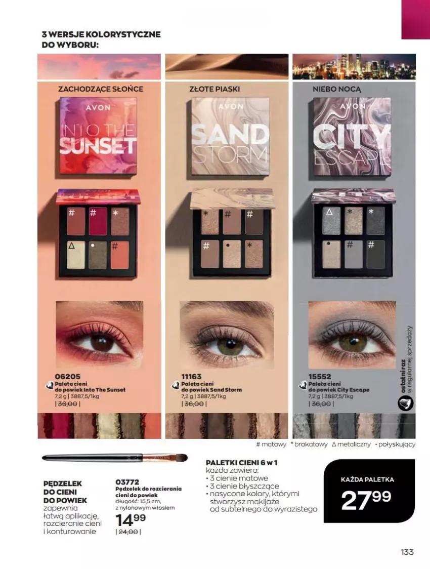 Gazetka promocyjna Avon - Katalog Avon 12/2021 kampania grudzień - ważna 01.12 do 31.12.2021 - strona 133 - produkty: Makijaż, Paleta