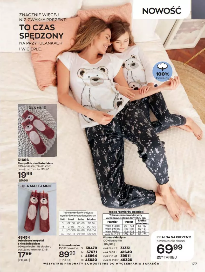 Gazetka promocyjna Avon - Katalog Avon 12/2021 kampania grudzień - ważna 01.12 do 31.12.2021 - strona 177 - produkty: Dzieci, Karp, Kozaki, Piżama, Skarpetki, Wełna