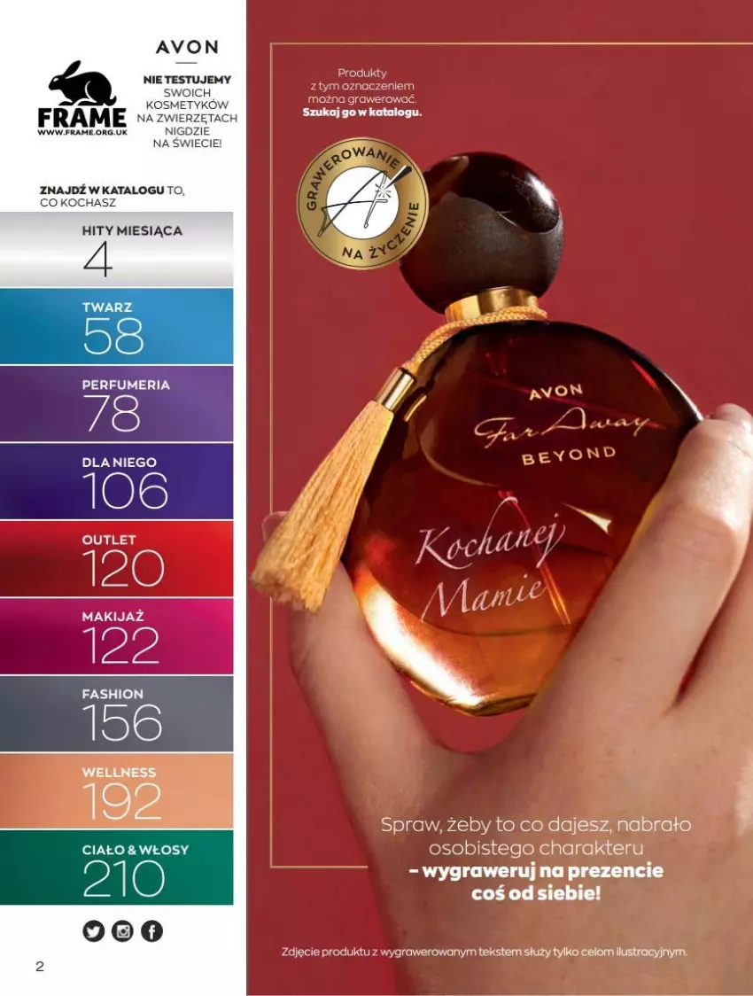 Gazetka promocyjna Avon - Katalog Avon 12/2021 kampania grudzień - ważna 01.12 do 31.12.2021 - strona 2 - produkty: Gra, Koc, Makijaż, Perfum, Zwierzęta