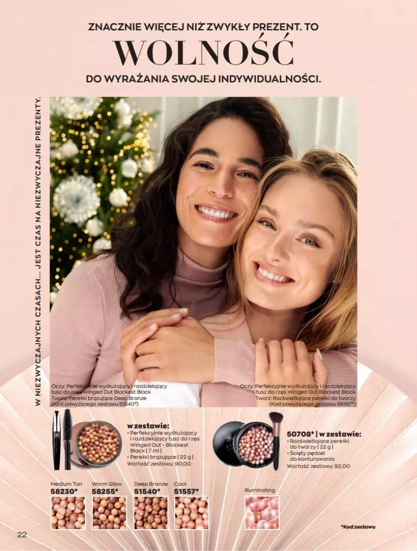Gazetka promocyjna Avon - Katalog Avon 12/2021 kampania grudzień - ważna 01.12 do 31.12.2021 - strona 22 - produkty: Lack, Tusz