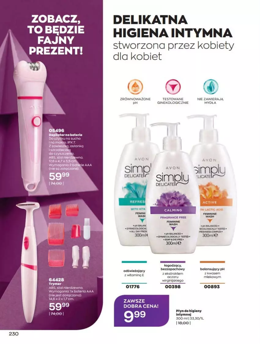 Gazetka promocyjna Avon - Katalog Avon 12/2021 kampania grudzień - ważna 01.12 do 31.12.2021 - strona 230 - produkty: Fa, Gin, Gra, Mleko, STP, Vita C