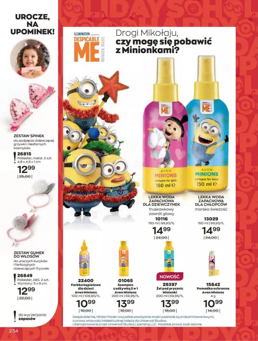 Gazetka promocyjna Avon - Katalog Avon 12/2021 kampania grudzień - ważna 01.12 do 31.12.2021 - strona 234 - produkty: Dzieci, Fa, Fanta, Woda