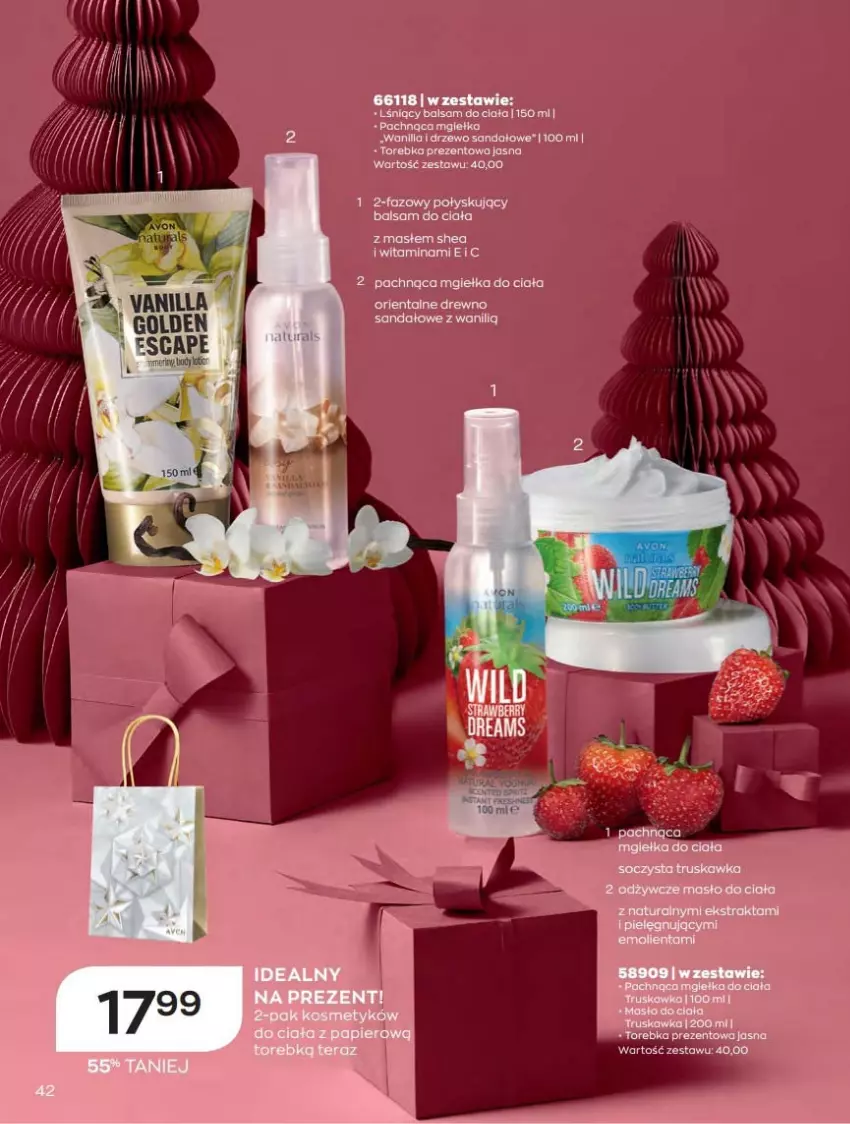 Gazetka promocyjna Avon - Katalog Avon 12/2021 kampania grudzień - ważna 01.12 do 31.12.2021 - strona 42 - produkty: Body