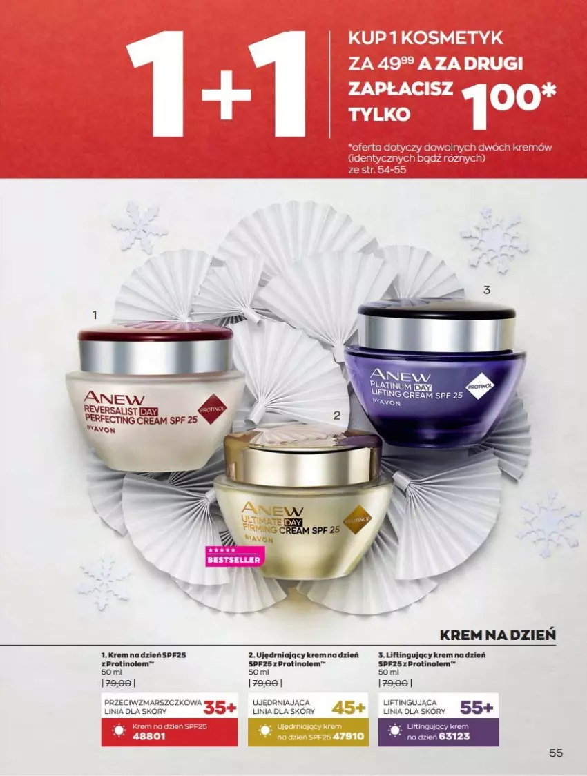 Gazetka promocyjna Avon - Katalog Avon 12/2021 kampania grudzień - ważna 01.12 do 31.12.2021 - strona 55 - produkty: Anew, Jaja, Mars