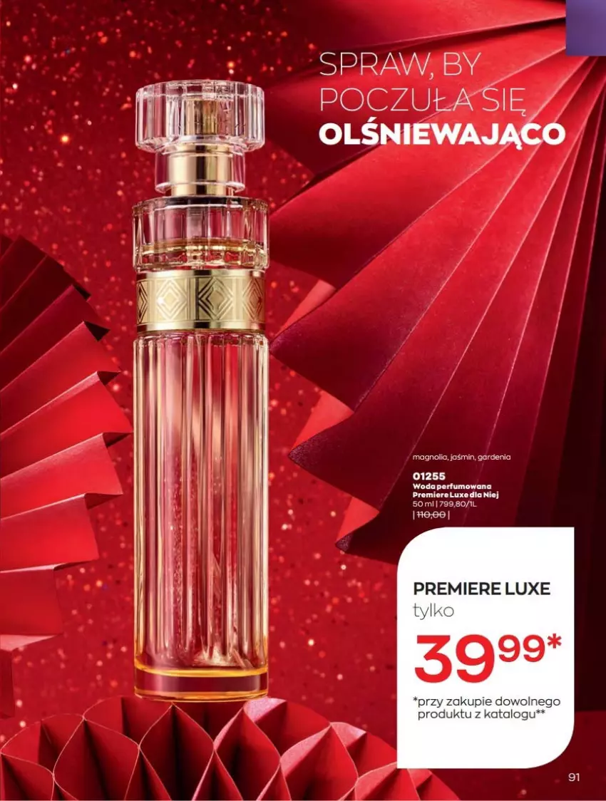 Gazetka promocyjna Avon - Katalog Avon 12/2021 kampania grudzień - ważna 01.12 do 31.12.2021 - strona 91 - produkty: Perfum, Premiere, Woda, Woda perfumowana