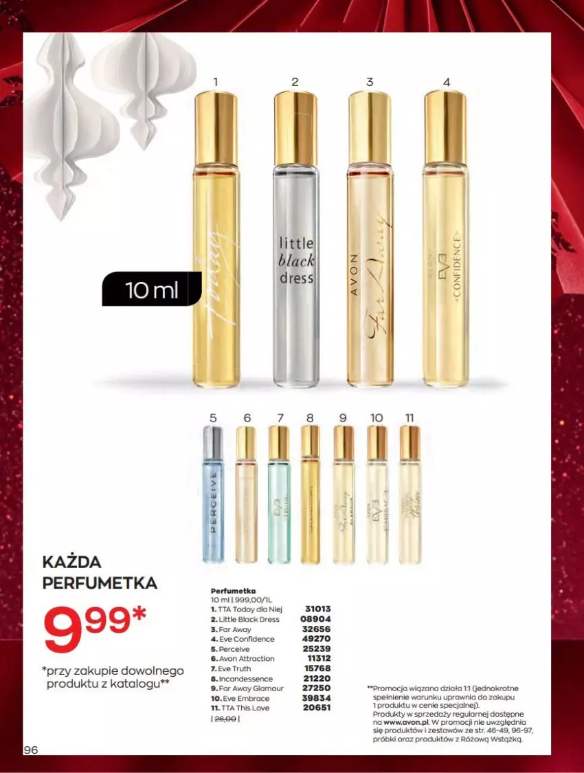 Gazetka promocyjna Avon - Katalog Avon 12/2021 kampania grudzień - ważna 01.12 do 31.12.2021 - strona 96 - produkty: Dres, Fa, Lack, Perfum